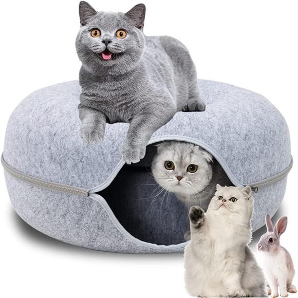 Cat Tunnel Bed, Cat Tunnel, Jia Xi Indoor Cat Hideout, Indoor Cat Tunnel - Picture 1 of 6